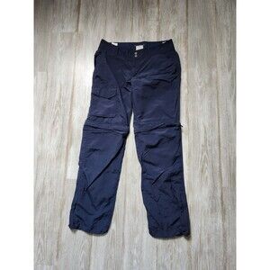 Columbia PFG Omni Shade Convertible Cargo Pants Shorts Blue Sz 8 Short EUC